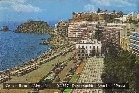 1960 70 postal Almuñecar