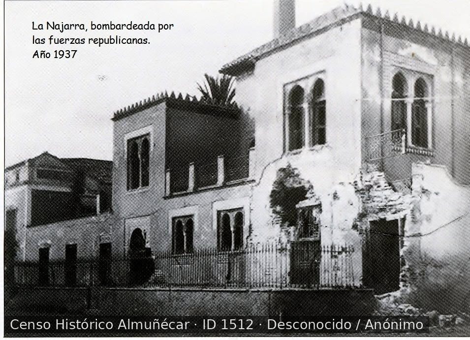 La Najarra bombardeada