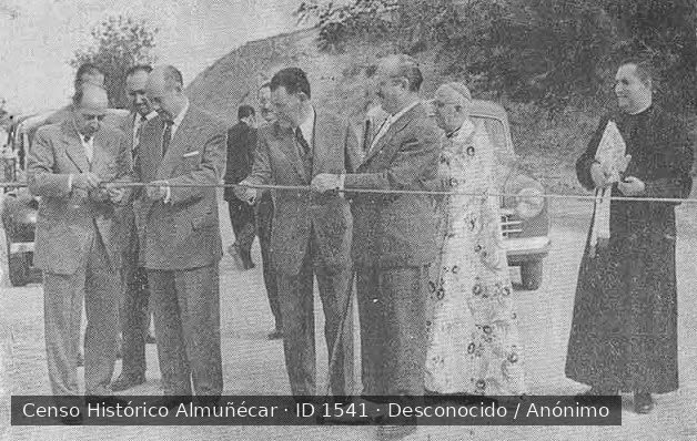1955 INAGURACION CARRETERA DE LA CABRA ALMUÑECAR
